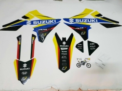 KIT ADESIVI GRAFICHE STICKERS BLACKBIRD SUZUKI RMZ 450 2018 