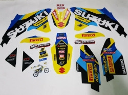 KIT ADESIVI GRAFICHE GRAPHICS STICKERS BLACKBIRD SUZUKI RMZ 