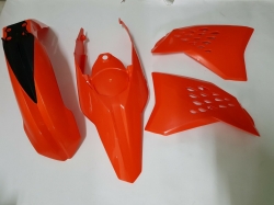 KIT PLASTICHE KTM EXC 125 250 300 2008 2009 2010 2011 ARANCI