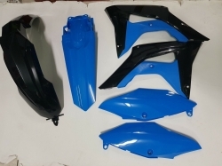 KIT PLASTICHE HONDA CRF 450 2017 KIT 4 PZ NERO CELESTE LIMIT