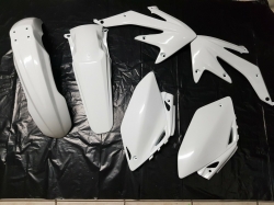 KIT PLASTICHE HONDA CRF 450 2008 KIT 4 PZ COLORE BIANCO