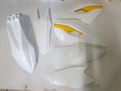 KIT PLASTICHE HUSQVARNA TC 250 2T 2014 2015 2016 4 PZ BIANCO