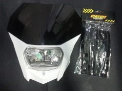MASCHERA FARO ANTERIORE COMPLETO UNIVERSALE CIRCUIT BAGUS BI