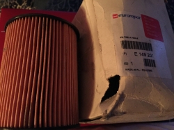E149201 FILTRO OLIO OPEL CORSA C 1.7 DI 16V 48KW 65HP 2005 2
