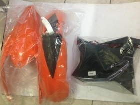 KIT PLASTICHE KTM EXCF 250 400 450 530 2008 2009 2010 2