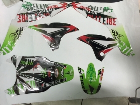 KIT ADESIVI GRAFICHE GRAPHICS STICKERS KAWASAKI KXF 450