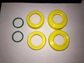 PROTEZIONI IN GOMMA PER RUOTE GIALLE HUSQVARNA FE 250 3