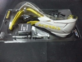 COPPIA PARAMANI HANDGUARD ACERBIS BIANCHI GIALLI X FACT