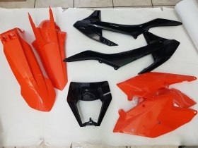 KIT PLASTICHE KTM EXC 125 250 300 2017 2018 2019 KIT 5 