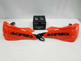 COPPIA PARAMANI HANDGUARD ACERBIS ARANCIO NERI X FACTOR