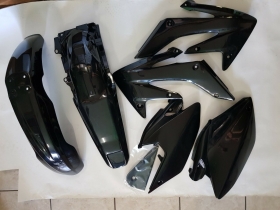KIT PLASTICHE HONDA CRF 250 300 X 2005 4 PZ COLORE NERO