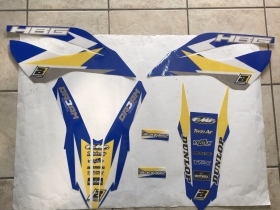 KIT ADESIVI GRAFICHE GRAPHICS BLACKBIRD HUSABERG TE 125