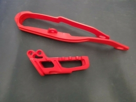 KIT CRUNA E + FASCIA SCORRICATENA ROSSA ROSSO HONDA CR 