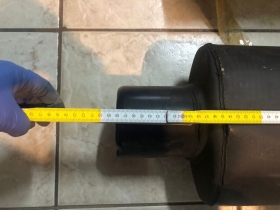 852809 MARMITTA SCARICO EXHAUST POLMONE COME FOTO