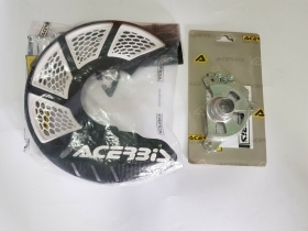 PARADISCO COMPLETO ANTERIORE ACERBIS NERO BIANCO HUSQVA