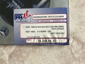 10.244.85.20 8818605 GUARNIZIONE TESTA CILINDRI FG DEVA