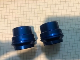 DISTANZIALI RUOTA ANTERIORE ALLUMINIO BLU KTM EXC 125 2