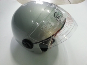 CASCO MOTO SCOOTER BHR 808 FIRST SILVER GRIGIO VISIERA 