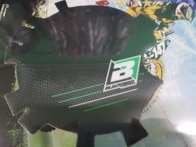 ADESIVO CARTER LATO FRIZIONE BLACKBIRD KAWASAKI KX 250 