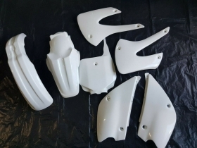 KIT PLASTICHE KAWASAKI KX 85 2010 5 PZ COLORE BIANCO