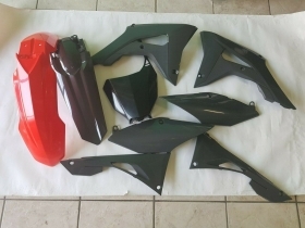 KIT PLASTICHE HONDA CRF 250 2018 2019 2020 2021 KIT 6 PZ ROS