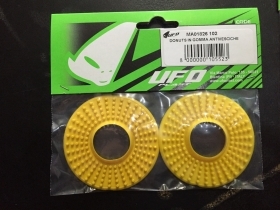 COPPIA GRIP DONUT DONUTS ANTIVESCICHE MOTO UFO IN GOMMA