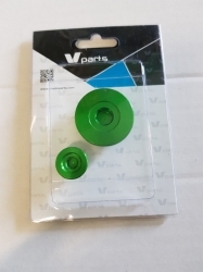 COPPIA TAPPI OLIO MOTORE VERDI KAWASAKI KLXR 450 2013