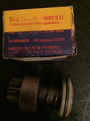 748.701.11 PIGNONI MOTORINO AVVIAMENTO FIAT 500 R, 126, GIAR