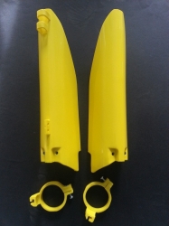 COPPIA PARASTELI COPRISTELI COLORE GIALLO GIALLI SUZUKI RM 1