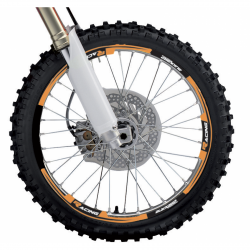 ADESIVI CERCHI BLACKBIRD MOTO COLORE ARANCIO FLUO PER LA COP