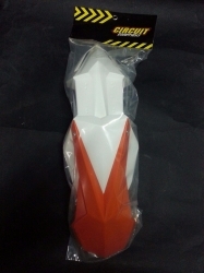 PARAFANGO ANTERIORE CIRCUIT STEALTH BIANCO ARANCIO HUSQVARNA