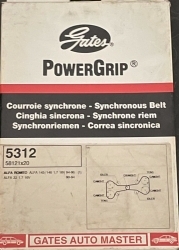 5312 CINGHIA DISTRIBUZIONE GATES PEUGEOT 605 2.1 D 82 CV 199