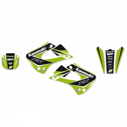 KIT ADESIVI GRAFICHE BLACKBIRD 2405N KAWASAKI KX 85 2006