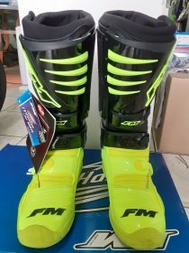 STIVALI CROSS ENDURO FM MODELLO TYPHOON 3 GIALLO FLUO N