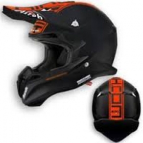 CASCO AIROH TERMINATOR 2.1 T2C32 ORANGE MATT TAGLIA L M