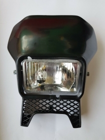 FARO ANTERIORE COMPLETO PER YAMAHA TENERE COLORE NERO