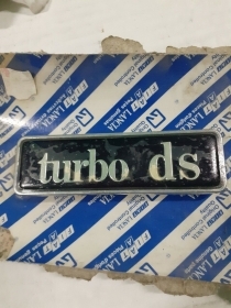 STEMMA EMBLEMA LOGO TARGHETTA TURBO DS ORIGINALE LANCIA
