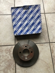 5961814 DISCO FRENO ANTERIORE FIAT UNO PANDA FORINO DUN