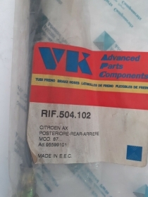 504.102 VK TUBO FRENO POSTERIORE CITROEN AX 1992
