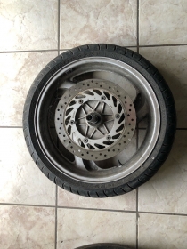 RUOTA ANTERIORE DISCHI PERNO COPERTONE 50% ORIGINALE HO