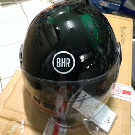 CASCO MOTO SCOOTER HELMET JET 808 FIRST COLORE NERO TAG