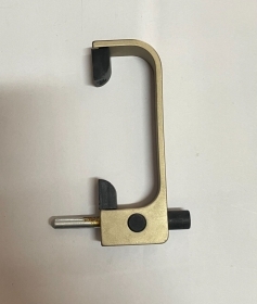 MANIGLIA FAPIM COLORE BRONZO PULSANTE BLOCCAGGIO COME F