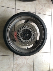 RUOTA ANTERIORE DISCHI PERNO COPERTONE 50% ORIGINALE HO