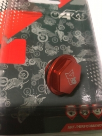 TAPPO COPERCHIO POMPA FRENO POSTERIORE ARANCIO KTM EXC 