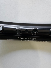 LAMA CERCHIO ANTERIORE DA 21 X 1,60 COLORE NERO KTM EXC