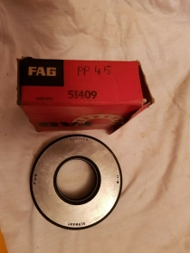 CUSCINETTO REGGISPINTA ASSIALE A SFERA FAG 51409 DIMENS